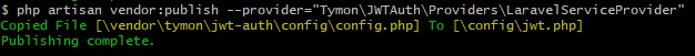 Authentication Json Web Token (JWT) to Laravel 8