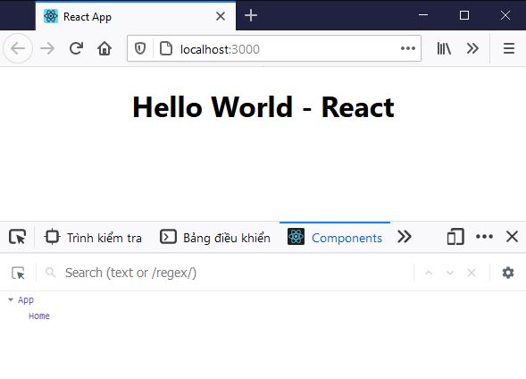 Create Component in Reactjs
